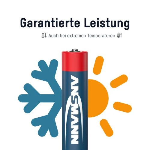 Ansmann Alkaline Batterie Micro AAA, LR03 und Mignon AA1,5 Volt, 40er Sparpack, perfekt für den alltäglichen Gebrauch