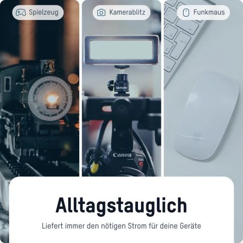 Ansmann Alkaline Batterie Micro AAA, LR03 und Mignon AA1,5 Volt, 40er Sparpack, perfekt für den alltäglichen Gebrauch