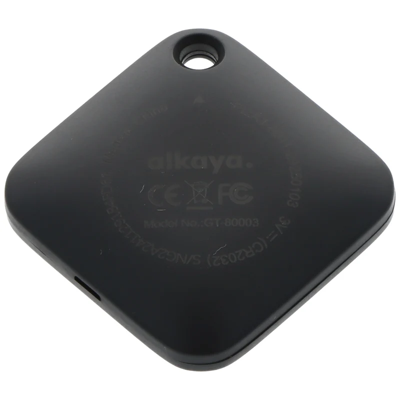 alkaya. | A Tag GPS Tracker Bluetooth Tracker Kompatibel für Apple "Find my", Schwarz