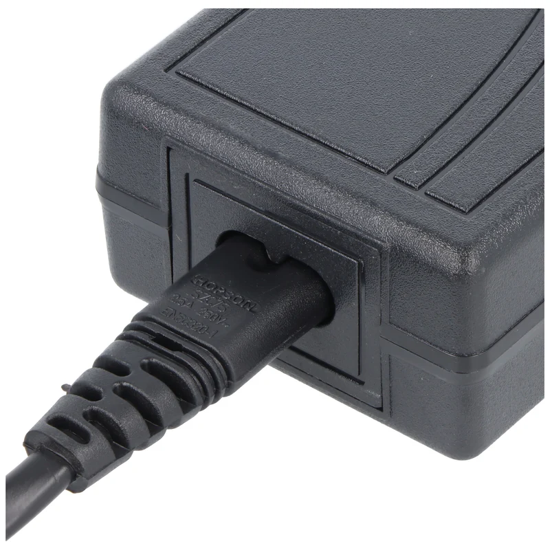 AccuCell Spannungswandler passend für 12 Volt Kühlboxen, 100-240V AC auf 12V DC mit Zigarettenanzünder-Stecker