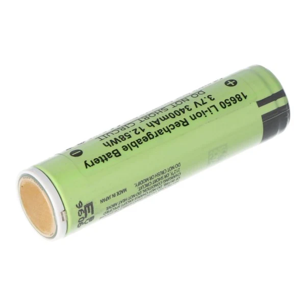 Panasonic 18650 3400mAh Li-Ion Akku Schutzschaltung