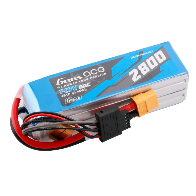 Gens ace G-Tech Soaring 2800 mAh 14,8 V 60 C 4S1P LiPo-Akku mit XT60-Stecker