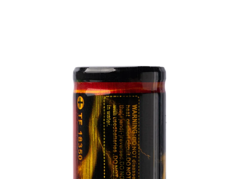 Trustfire 18350 - 1200mAh 3,6V - 3,7V geschützt flache Pluspol