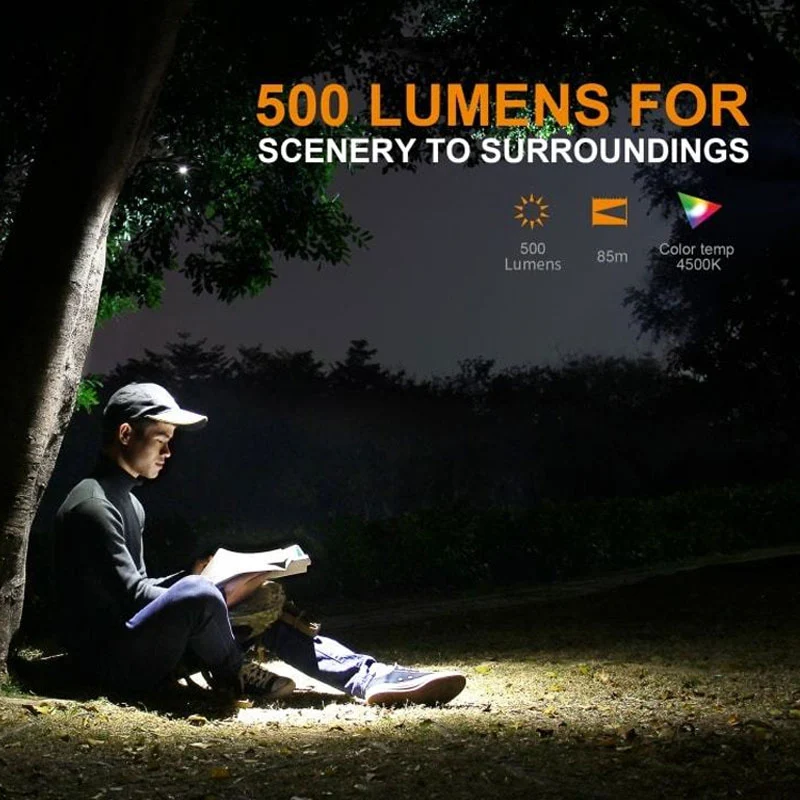 Fenix LD15R LED Taschenlampe mit Cree XP-G3 white LED inklusive CR123A Akku und Ladekabel