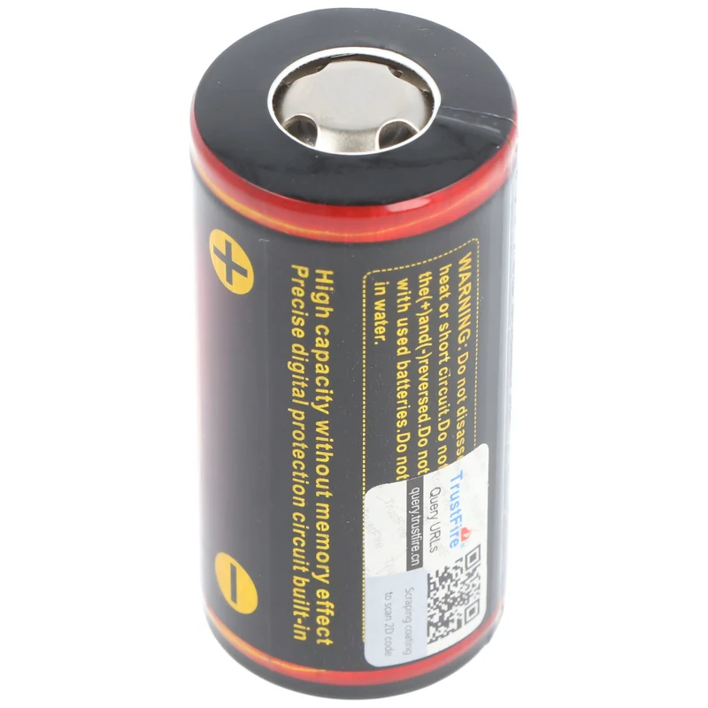 Trustfire 32650 6000mAh 3,7V geschützter Li-Ion-Akku mit Abmessungen 68,6x32,85mm