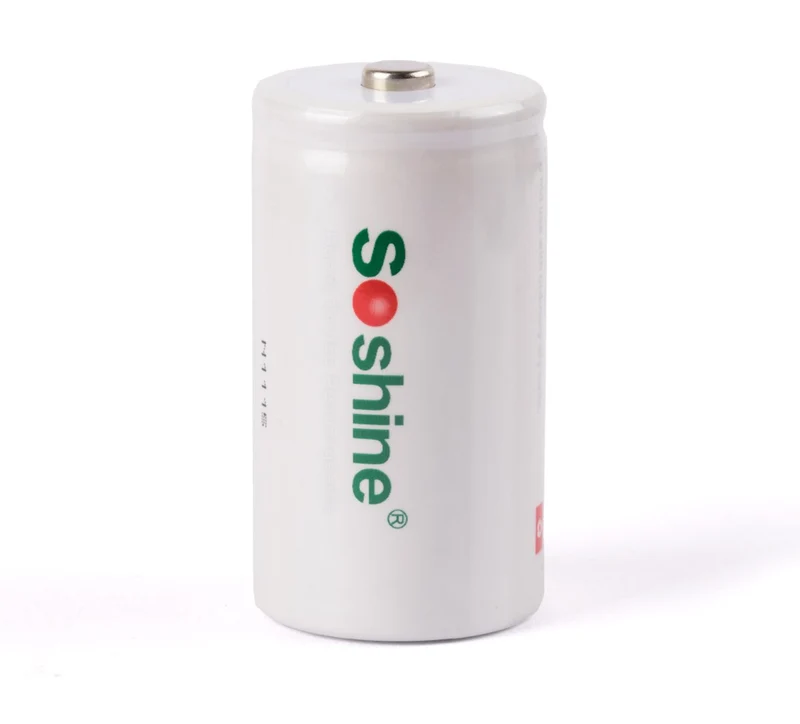 Soshine D Mono R20 wiederaufladbarer NiMH Akku mit 11000mAh