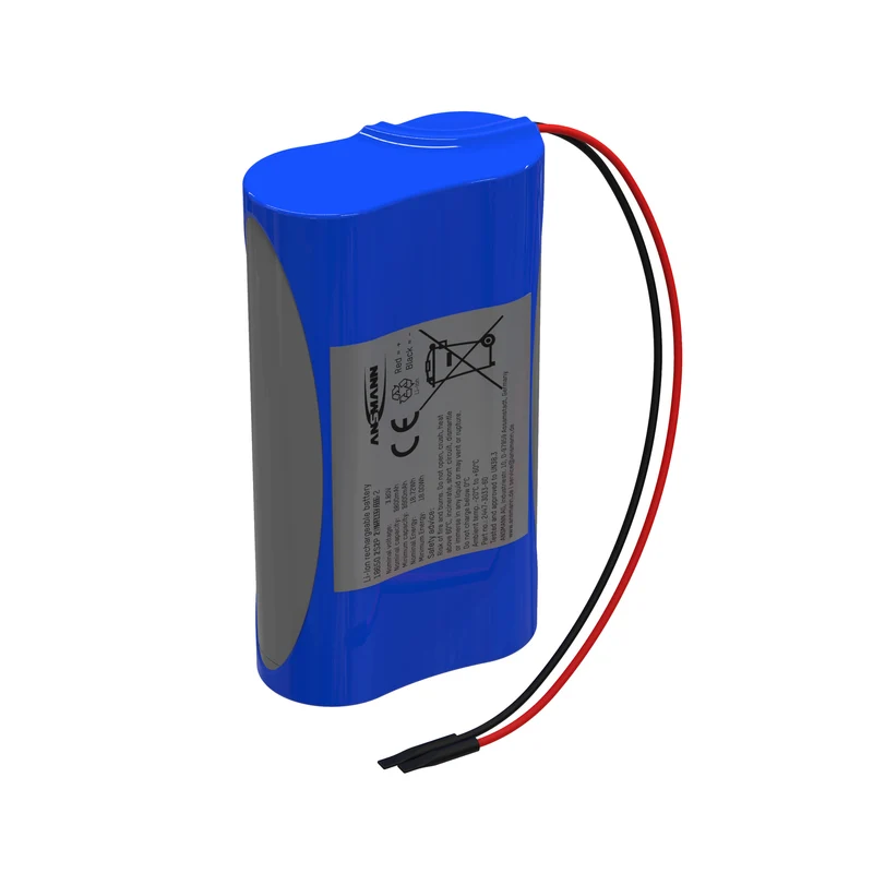 Ansmann, Lithium-Ionen Akkupack 7,2 Volt / 2600 mAh / 2S1P, ideal für mobile Anwendungen.