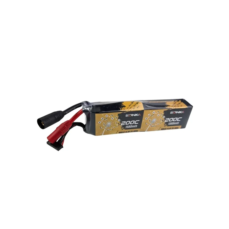Bonka Lipo Akku 1580mAh 29,6V 200C/400C FPV AS150 Lang