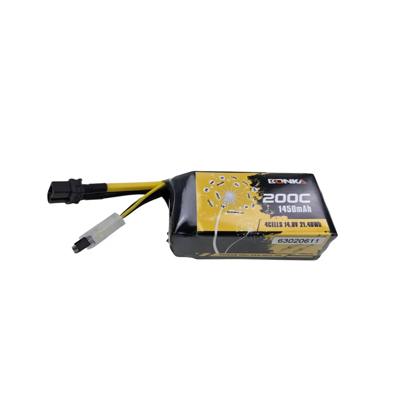 Bonka Lipo battery 1450mAh 14.8V 200C FPV XT60