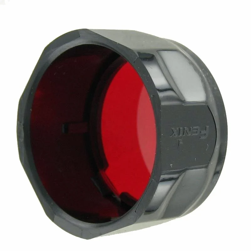 AccuCell Rot Filter für Fenix Taschenlampe E35UE, PD35, PD12, UC35, UC40, HP01