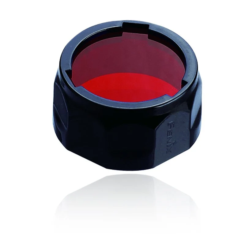 AccuCell Rot Filter für Fenix Taschenlampe E35UE, PD35, PD12, UC35, UC40, HP01