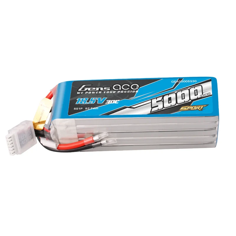 Gens Ace 5000mAh 5S 18,5V 30C Lipo-Akku (F3A)