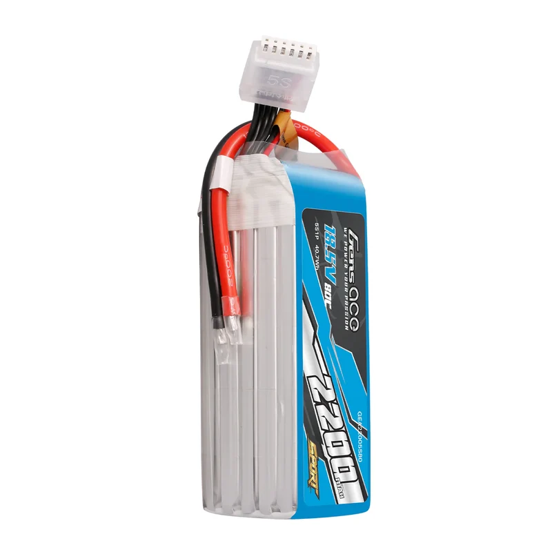 Gens Ace 2200mAh 18,5 V 80 C 5S1P Lipo-Akkupack (F5B)