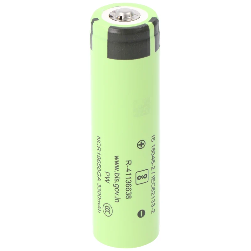 Panasonic Panasonic 18650 Li-ion Akku mit erhöhten Pluspol, ungeschützt, 66,7x18,3mm ( 2 St.)