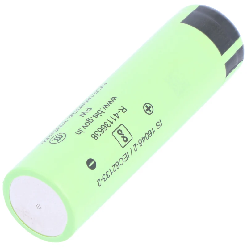 Panasonic Panasonic 18650 Li-ion Akku mit erhöhten Pluspol, ungeschützt, 66,7x18,3mm ( 2 St.)