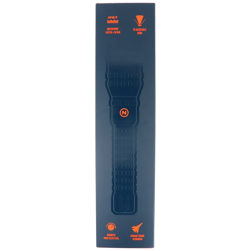 NEBO DAVINCI™ 12000 NEB-FLT-1070-G, die ultimative Hochleistungs-Taschenlampe, mit USB-C Ladeanschluss und Powerbank-Funktion