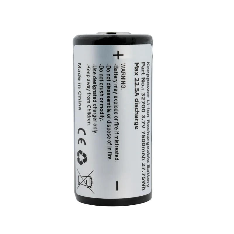 Keeppower 32700 - 7500mAh - 3,6V - max. 22,5A ohne PCB für SOFIRN IF30
