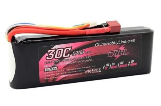 CNHL 2700mAh 14,8V 4S 30C Lipo Akku mit T/Dean Stecker
