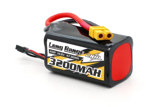 CNHL 18650 DLG 4S1P 3200mAh 14,8V 3C Li-Ion Long Range Pack XT60 Stecker