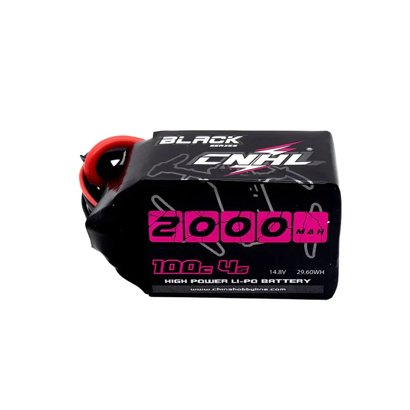CNHL Black Series 2000mAh 14,8V 4S 100C Lipo-Akku XT60-Stecker