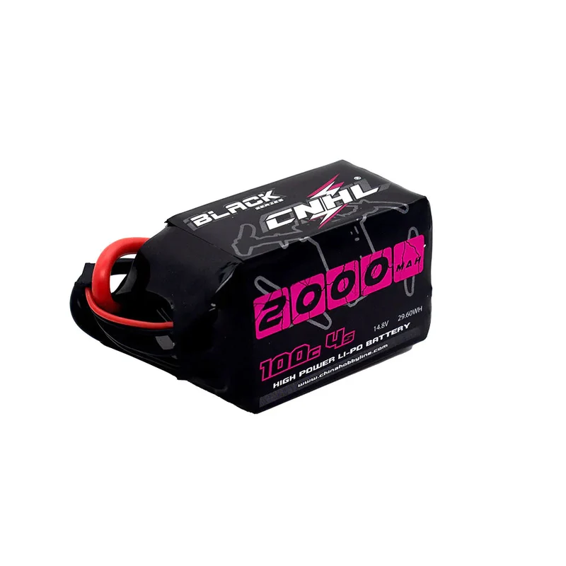 CNHL Black Series 2000mAh 14,8V 4S 100C Lipo-Akku XT60-Stecker