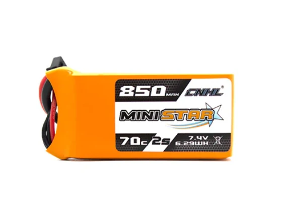 CNHL MiniStar 850mAh 7,4V 2S 70C Lipo Akku mit XT30U