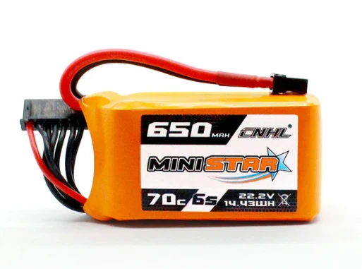 CNHL MiniStar 6S 650mAh 22,2V 70C XT30U Lipo Akku