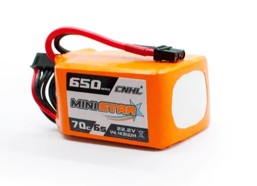 CNHL MiniStar 6S 650mAh 22,2V 70C XT30U Lipo Akku