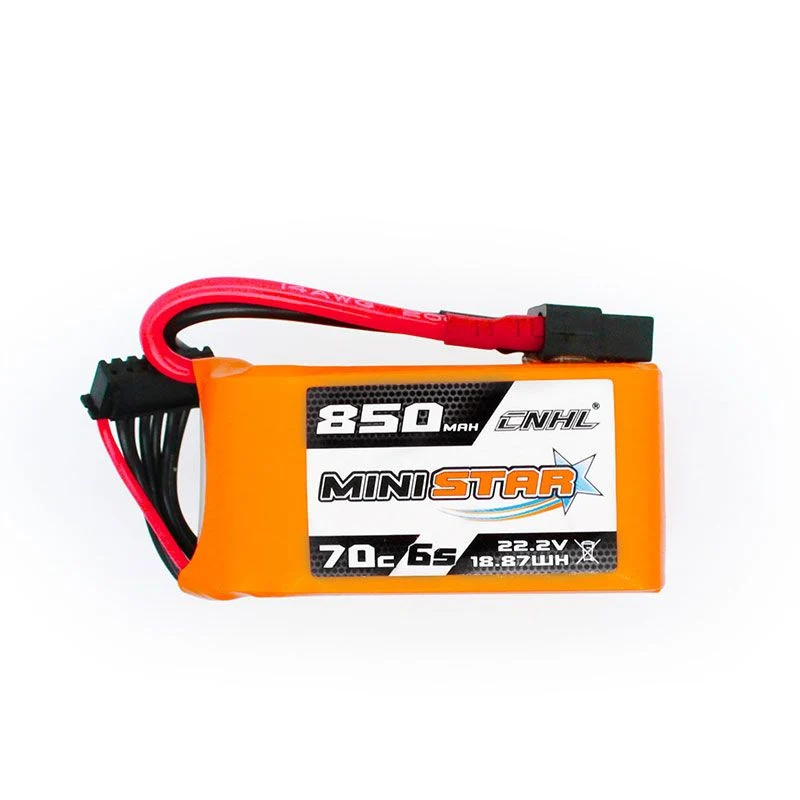 CNHL MiniStar 6S 850mAh 22,2V 70C XT60 Lipo Akku