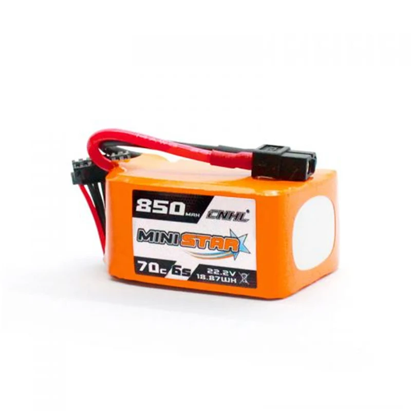 CNHL MiniStar 6S 850mAh 22,2V 70C XT60 Lipo Akku