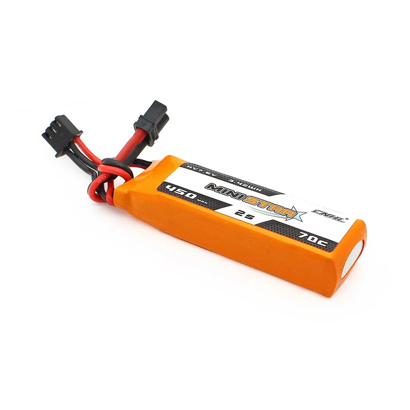 CNHL LiHV MiniStar HV 2S 450mAh 7,6V 70C XT30U Lipo Akku (3 Stück)