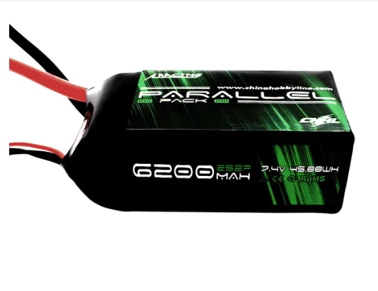CNHL Parallel Series 6200mAh 7,4V 2S 90C Shorty Lipo Akku Softpack