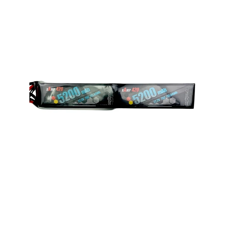 MyLipo Lipo Akku 5200mAh 44,4V 12S 75C lang, geteilt