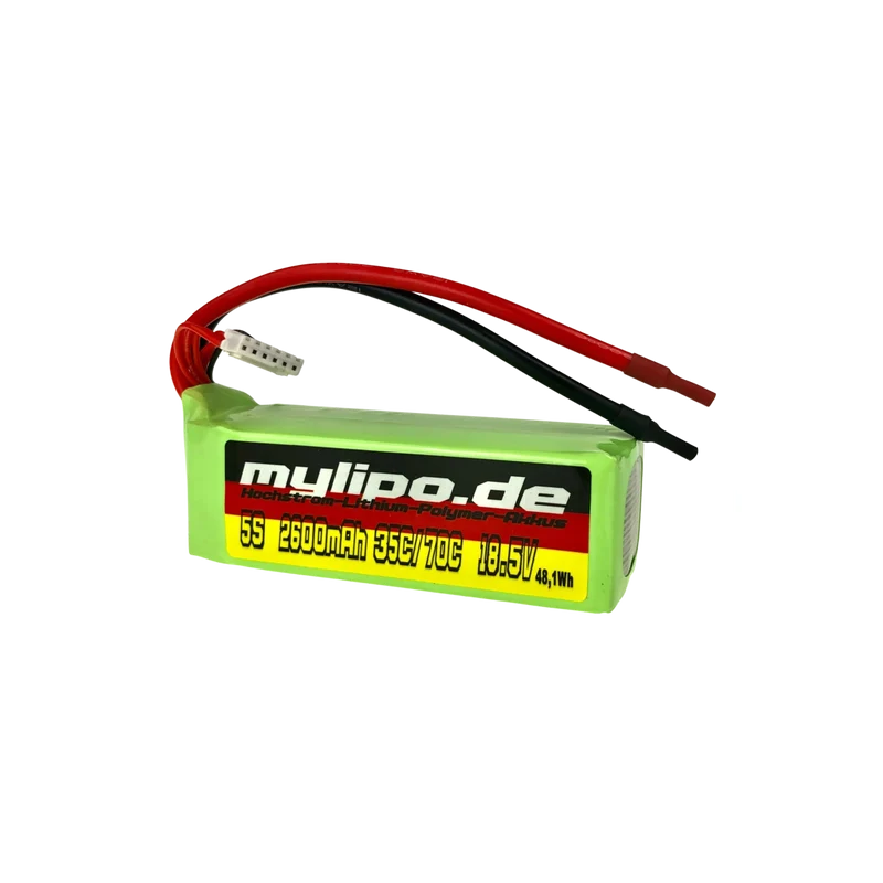 MyLipo Lipo Akku 2600mAh 18,5V 5S 35C/70C kompakt