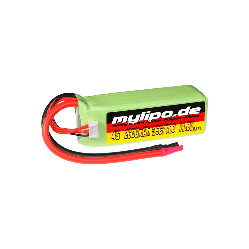 MyLipo Lipo Akku 2600mAh 14,8V 4S 35C/70C kompakt