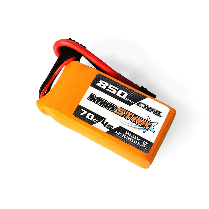 CNHL MiniStar 4S 850mAh 14,8V 4S 70C Lipo-Akku mit XT30U (2 Stück)