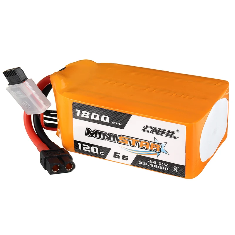 CNHL MiniStar 6S 1800mAh 22,2V 120C XT60 Lipo Akku