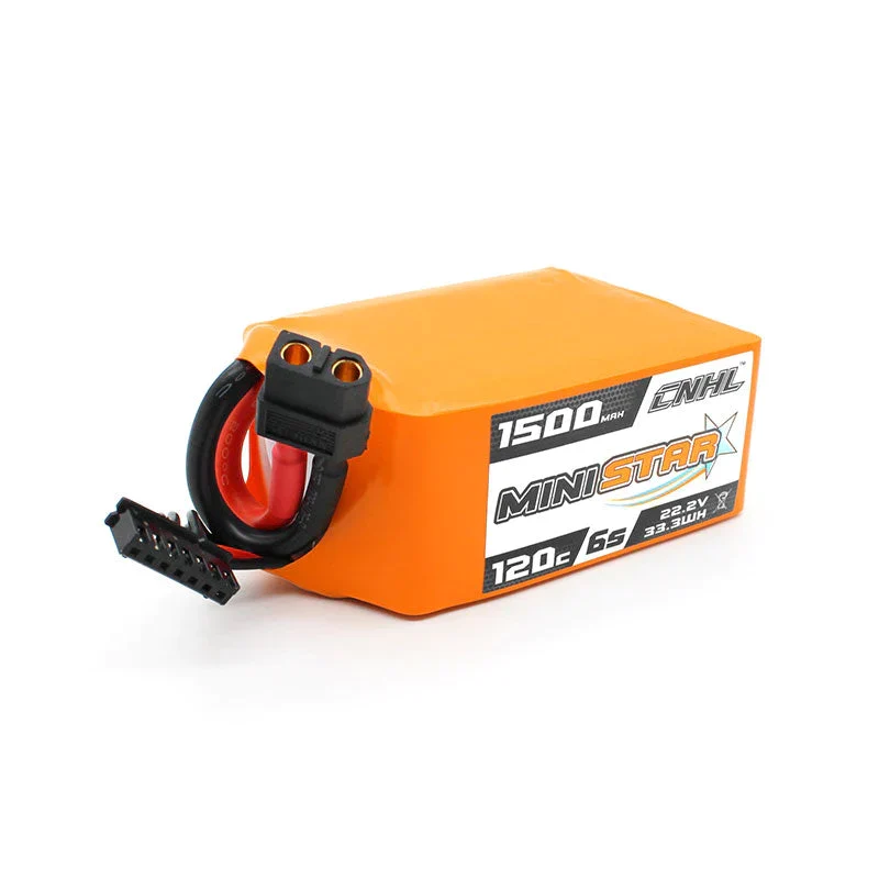 CNHL MiniStar 1500mAh 6S 22,2V 120C Lipo-Akku mit XT60-Stecker