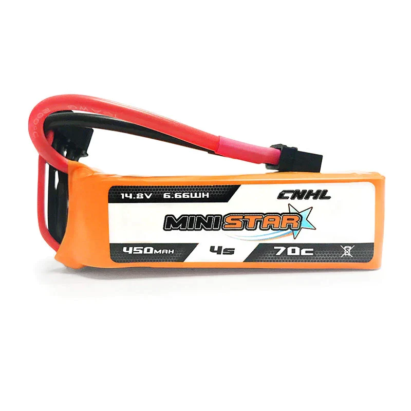 CNHL MiniStar 450mAh 14,8V 4S 70C Lipo-Akku mit XT30U (2 St.)