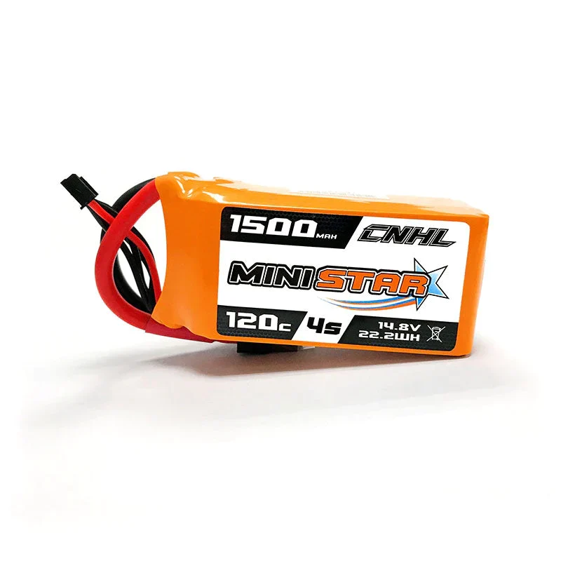 CNHL MiniStar 1500mAh 4S 14,8V 120C Lipo-Akku XT60-Stecker (2 St.)