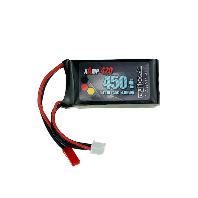 Mylipo Lipo Akku 450mAh 11,1V 3S 45C JST