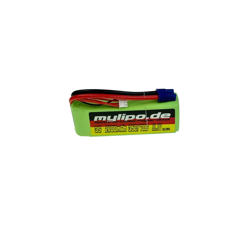 Mylipo Lipo Akku 2600mAh 11,1V 3S 35C/70C EC3