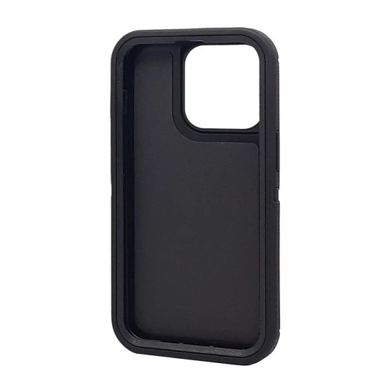 Defender Case w/ Clip For iPhone 14 Pro (black)