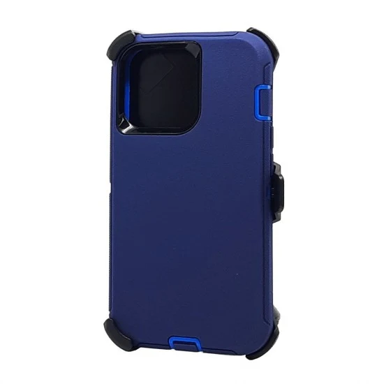 Defender Case w/ Clip For iPhone 12 Pro Max (blue)