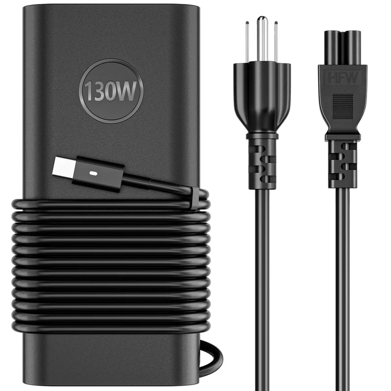 RicChic 130W USB C Laptop Charger Compatible with Dell Laptop Charger