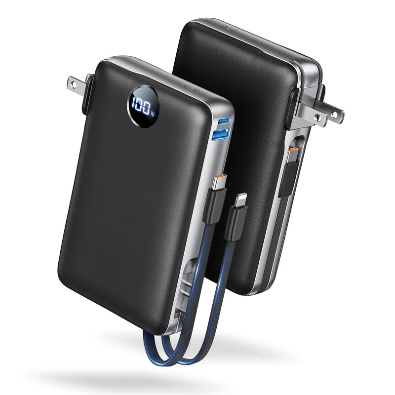 Portable Charger Power Bank 50000mAh Massive Capacity with Wall Plug