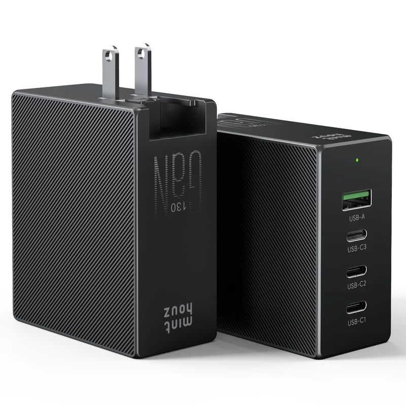 Minthouz Phone Charger Fast 130W Charging USB C Fast Charger Block