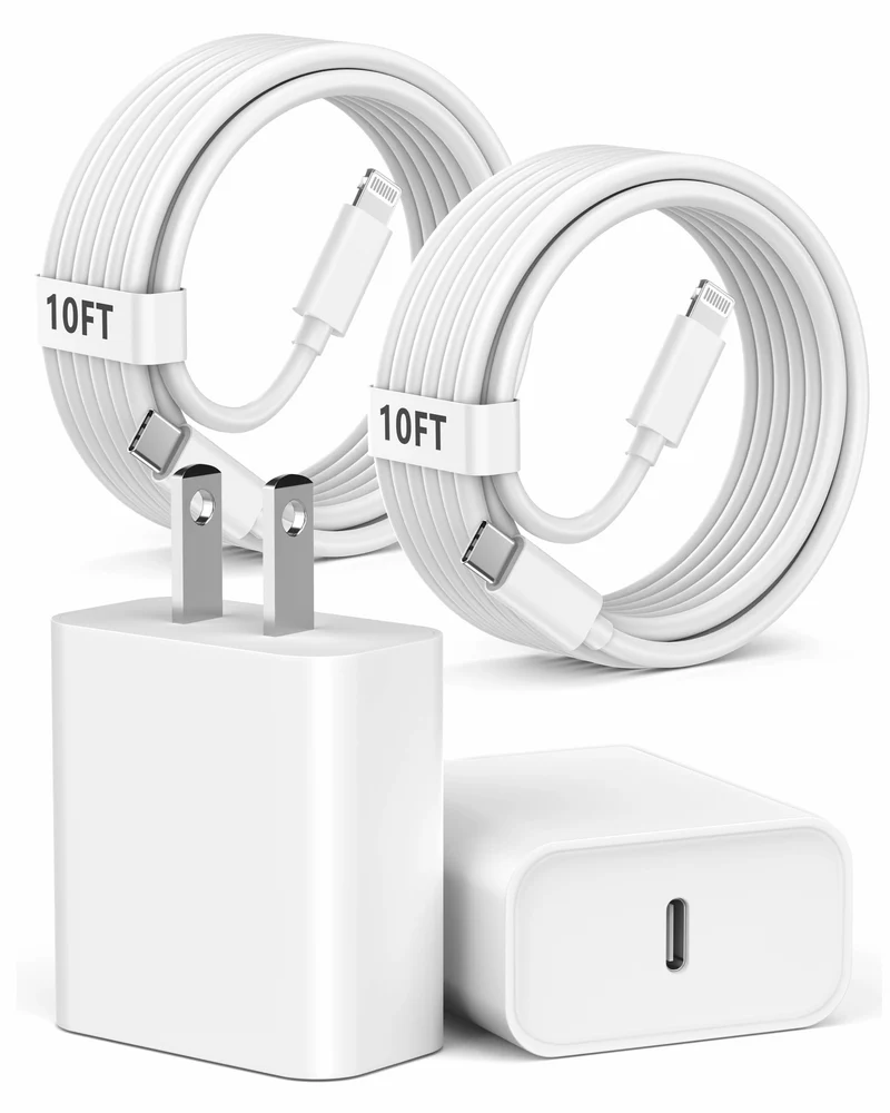 [Apple MFi Certified] Fast iPhone Charger 10FT,Extra Long Charger