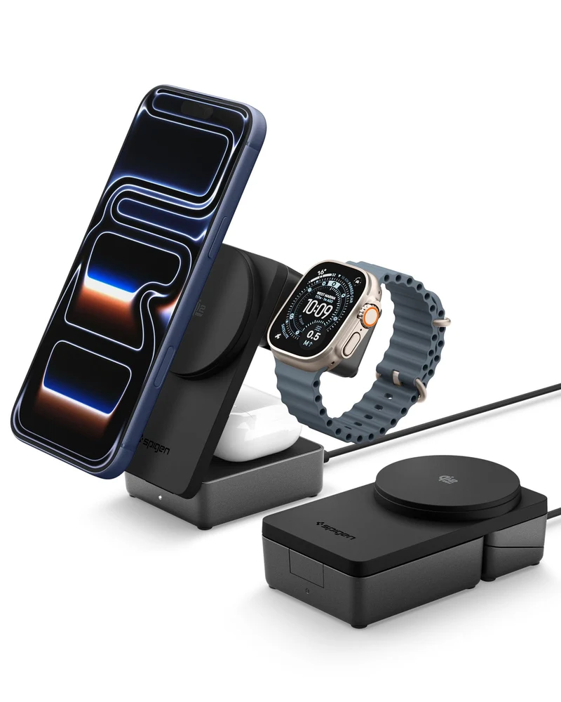 Spigen for MagSafe Charger, Fast Wireless Charging Qi2.2 25W Portable