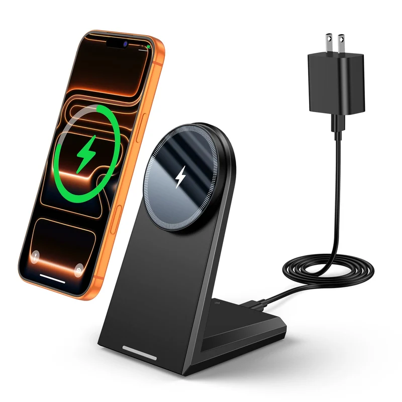NANAMI 25W Magnetic Wireless Charger Stand with 30W PD Adapter for iPhone